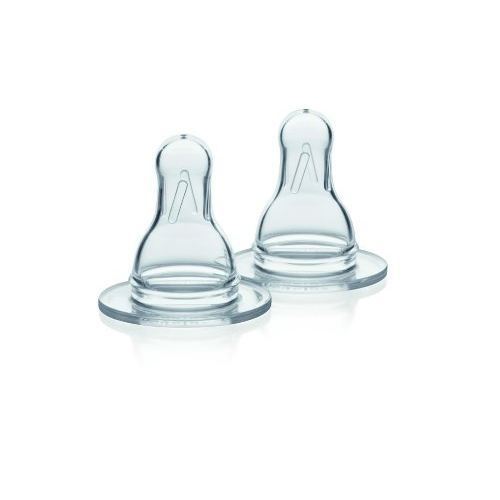 Lot de 2 tétines débit lent (S)