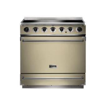 Falcon 900S - Cuisinière - pose libre - largeur : 90 cm - profondeur : 61 cm - hauteur : 91.2 cm - classe A - crème