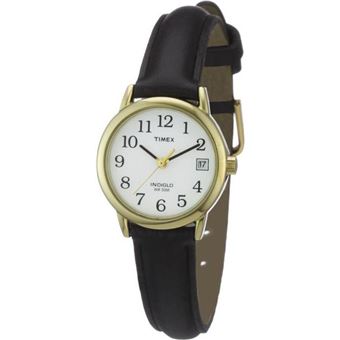 Montre Bracelet Femme Timex - Cadran Doré, Chiffres Romains - Mouvement Mécanique Manuel - Acier Inoxydable - Occasion