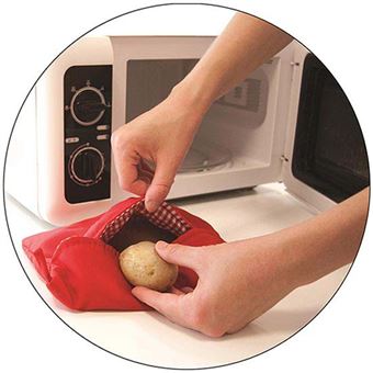 Sac de cuisson de pommes de terre en polyester pour Micro ondes