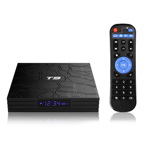 T9 Android 8.1 TV Box RK3328 - 4K VP9 H.265 2.4G WiFi BT4.0 HD