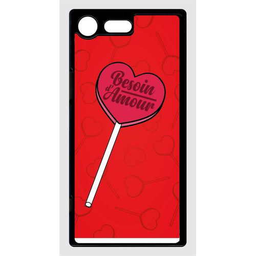 Coque Sony Xperia Z5 Premium Besoin Damour Fond Rouge