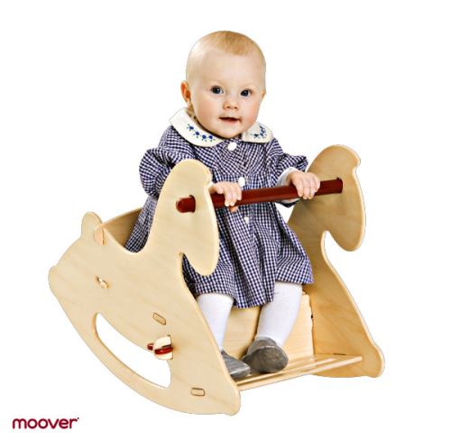 Cheval bascule bois naturel Moover