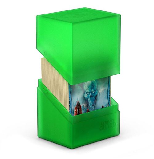 Boite pour cartes - Ultimate Guard Boulder - 80+ Taille Standard Emerald