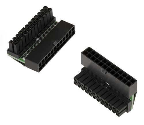 Connecteur Equerre 90° ATX 24 Points Mâle Femelle