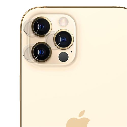 Avizar Protection Caméra pour iPhone 12 Pro Max Verre Trempé Anti-trace Transparent