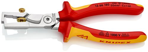 Knipex Pince À Dénuder Et Coupe-Câbles Strix - 13 66 180