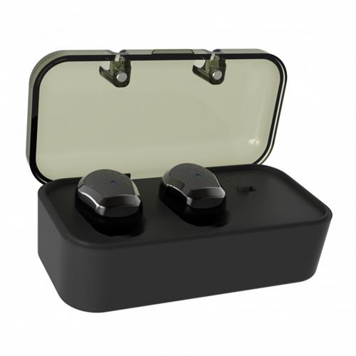m3i casque tws avec boitier de recharge noir