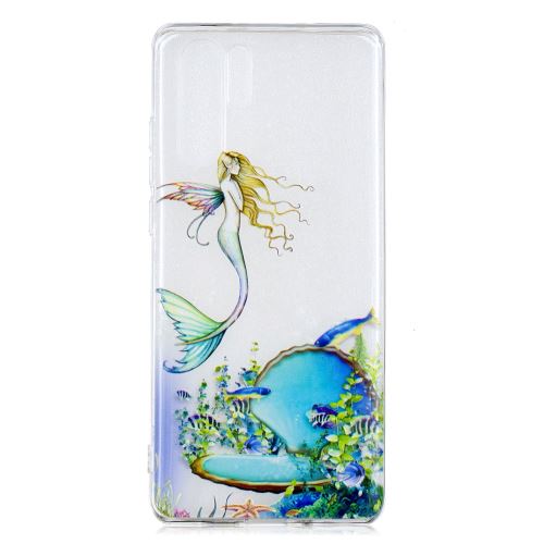 Coque en TPU impression de motif sirène pour votre Huawei P30 Pro