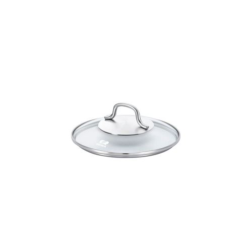 BEKA Couvercle en verre Cristal - Ø 20 cm - Transparent et gris