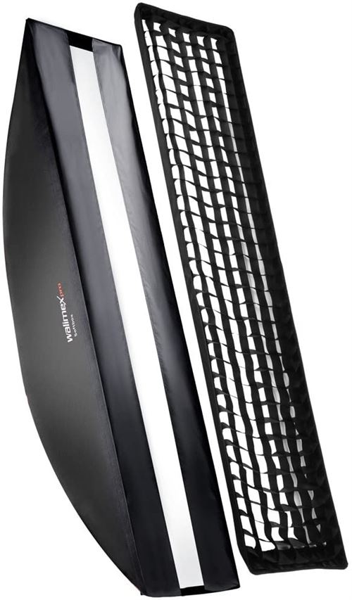 Walimex Pro Softbox Plus Boîte à lumière pour Hensel EH 40 x 180 cm Orange Line