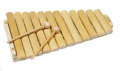 Goki Xylophone en bois: Blank 34,5 cm