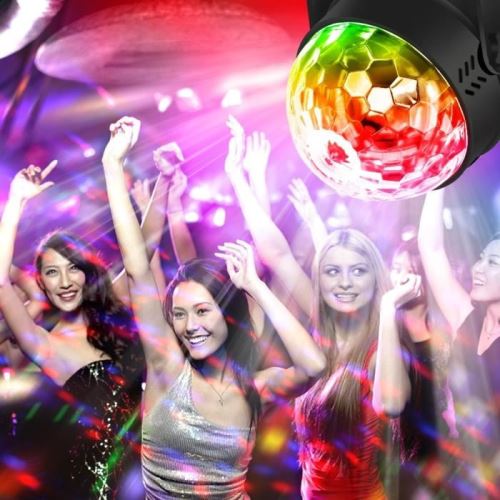 Lumiere DJ Éclairage de discothèque Portable LED Lumière de fête Éclairage  de scène - 7 couleurs RGB pour disco, Noël, mariage, KTV, Eclairage et jeux  de lumière, à la Fnac