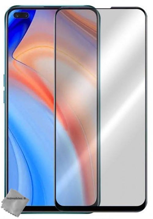 Film en verre trempé intégral contours Noir - Adhésion totale p. Samsung  Galaxy A6 Plus - Français