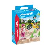 Playmobil Special Plus 70061 Enfants avec vélo et rollers