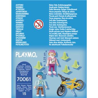 Playmobil Special Plus 70061 Enfants avec vélo et rollers