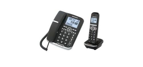 Téléphone de bureau + Inalambrio Dect Daewoo Noir /