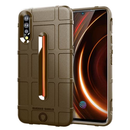 Etui Coque de protection durable anti choc pour vivo iQOO - Brun