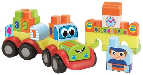 écoiffier Maxi Abrick: train avec des blocs 42 pcs