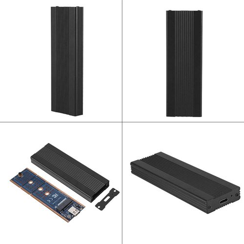 Accessoire pour disque dur Kalea-Informatique Boitier aluminium USB 3.1  pour SSD M2 PCIe M Key ou B+M Key de type NVMe