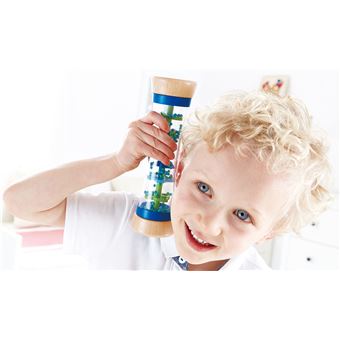 Jeu d'éveil Hape Hochet bâton de pluie Bleu