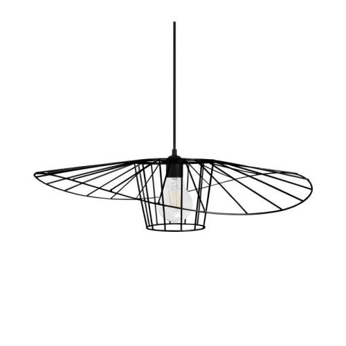 lady bird suspension filaire - ø60 x h70 cm - noir