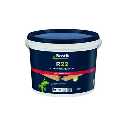 Bostik - R22 Colle vinylique 5 kg - Transparent
