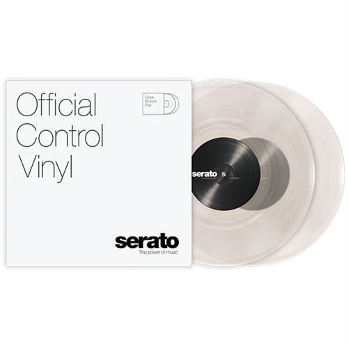 Serato 10'' Standard Colors vinyles (la paire), transparent