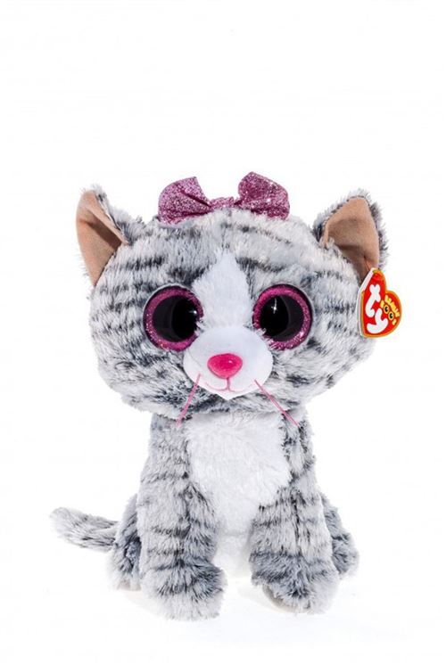 Cat Peluches Ty 15 Cm Peluche Ty Beaniee Boo's Small Kiki Le Chat