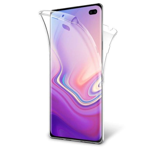 Samsung Galaxy S10 Coque 360 degrés Protection intégrale souple TPU Transparente face et dos Smartphone - Accessoires Pochette Exceptional Case