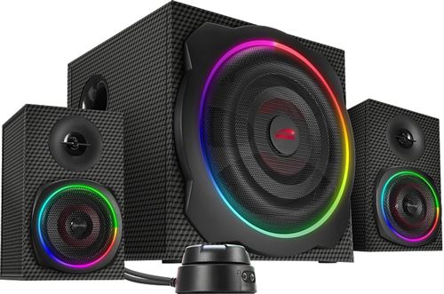 Enceintes Gravity Carbon Rgb 2.1 - Speedlink