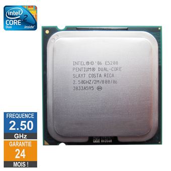 Processeur Intel Pentium Dual-Core E5200 SLAY7 LGA775 2Mo