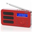 Radio Portable Digitale FM Dab RNT – August MB225 – Petit Poste Radio Batterie Rechargeable Rouge