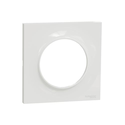 Schneider Electric Blanche Plaque Odace Styl 1 Poste - S520702 - Image 2