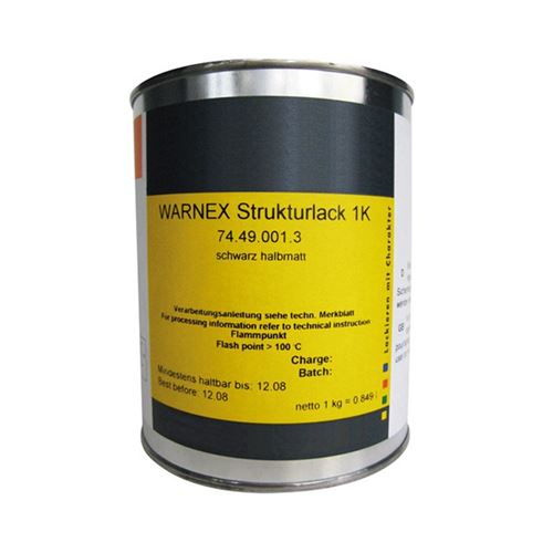 warnex 013112 Structure Noir Vernis 12 kg