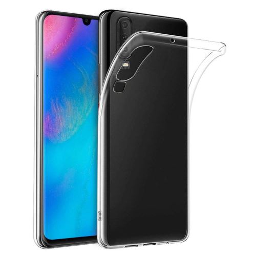 Coque Compatible Huawei P30 Souple Transparente flexible Bumper en Gel TPU Silicone Invisible Antichoc - Accessoires Pochette Case