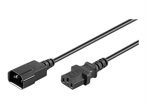 Goobay Câble d'alimentation CPU C13/C14 3m Noir - Image 2