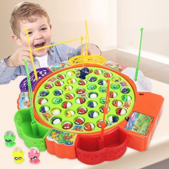 2 50 Sur Bebe Enfant Mignon Magnetique Jouet Intelligence Peche Outil Automatique De Musique Poisson Jouet Accessoires Pour Drones Achat Prix Fnac