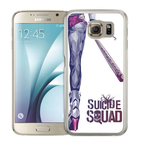 Coque pour Samsung Galaxy S7 suicide squad jambe harley quinn