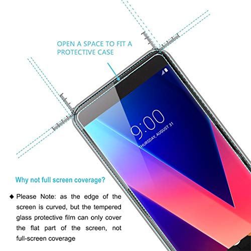 X-Dision [2-Pack Protecteur d'écran pour Samsung Galaxy J7 Prime, 0.26mm HD Protection, 9H Verre trempé Protector, Anti-Rayures (Note: Pas complètement Couvert)