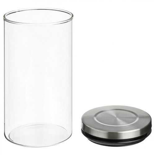 1€ sur bocal hermétique verre inox 750ml - jja 135296 - Platerie et service  - Achat & prix