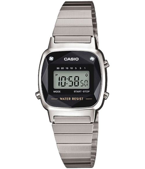 Casio Montre Mixte LA670WEAD-1EF Noir