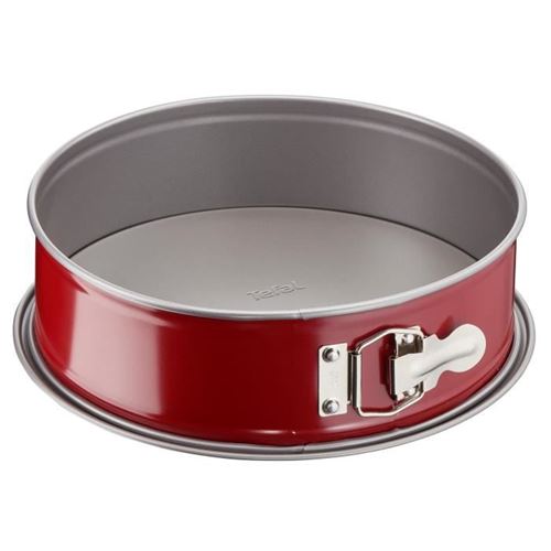 Tefal Moule A Charniere Delibake En Acier - Ã˜ 17 Cm - Rouge et Gris