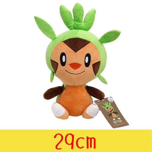 Peluche Pokémon Chespin Tomy 29 cm - Marron