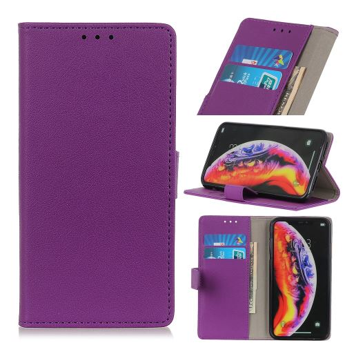 Etui en PU avec support couleur violet pour votre Samsung Galaxy M10