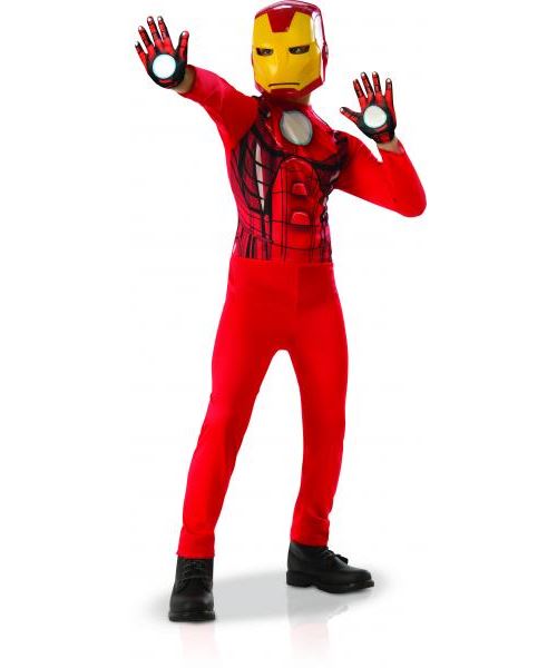 Déguisement Iron Man avec gants 5/6 ans