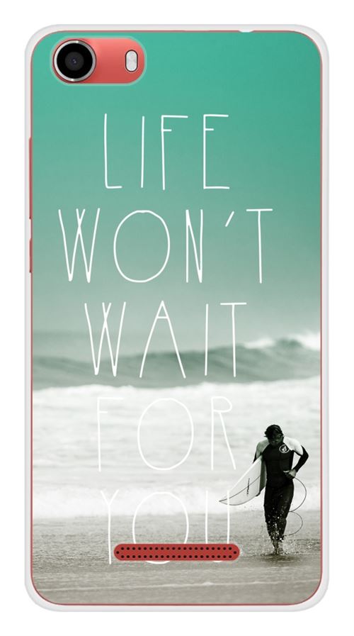 Coque en silicone imprimée compatible Wiko Lenny 2 Surfer