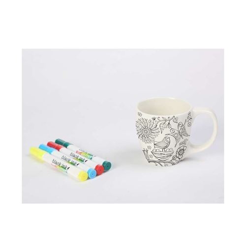 Mug Just Add Colour - 8 x 10 cm - 350 mL - Céramique