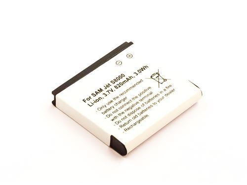 Battery SAM Jét S8000, Li-ion, 3,7V, 820mAh, 3,0Wh