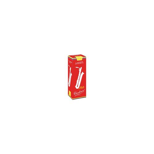 Boîte de 5 anches saxophone baryton Java Red Force 3.5 - Vandoren SR3435R